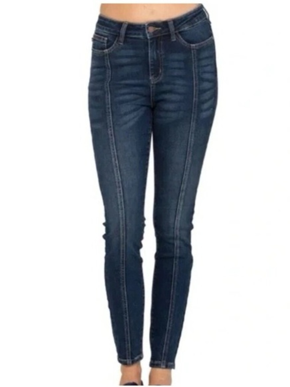 👖 Judy Blue Skinny Jeans with Front Seam. Size 15/32